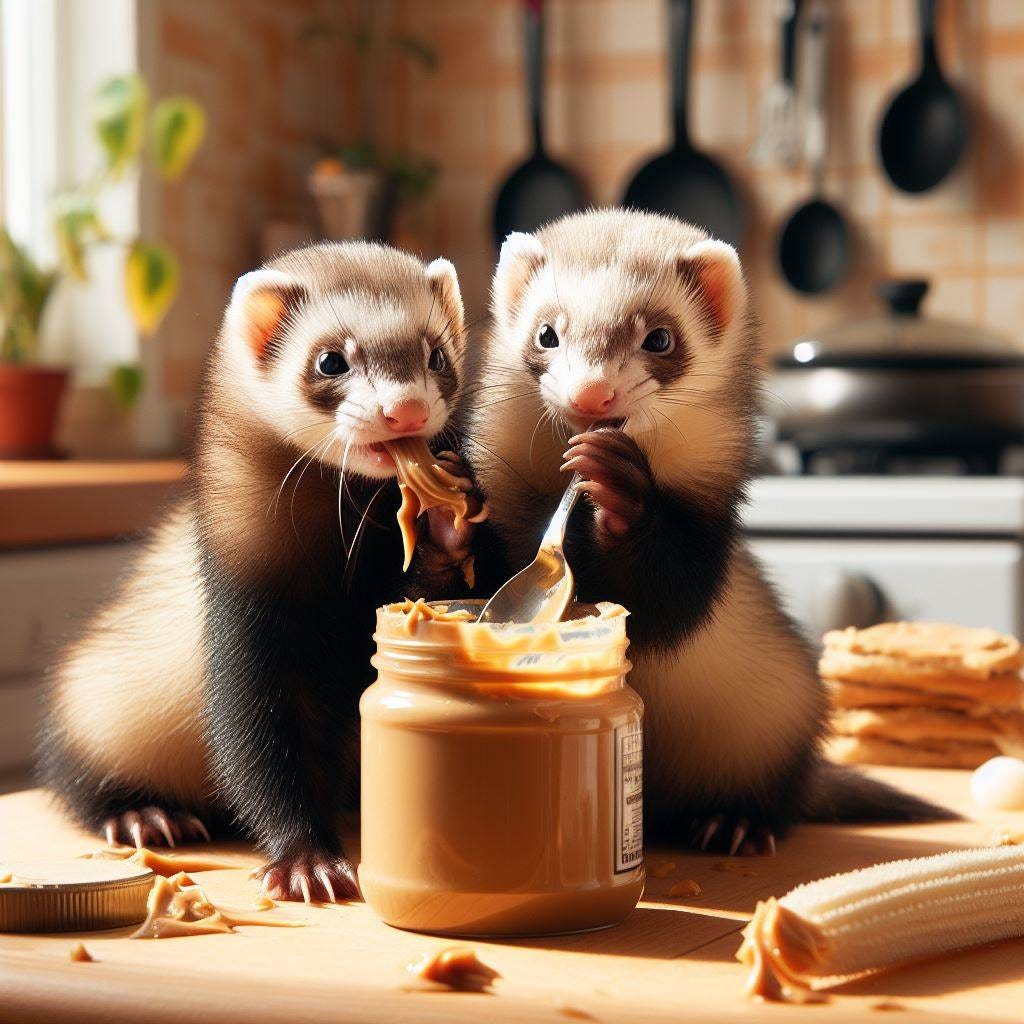 Can Ferrets Eat Peanut Butter